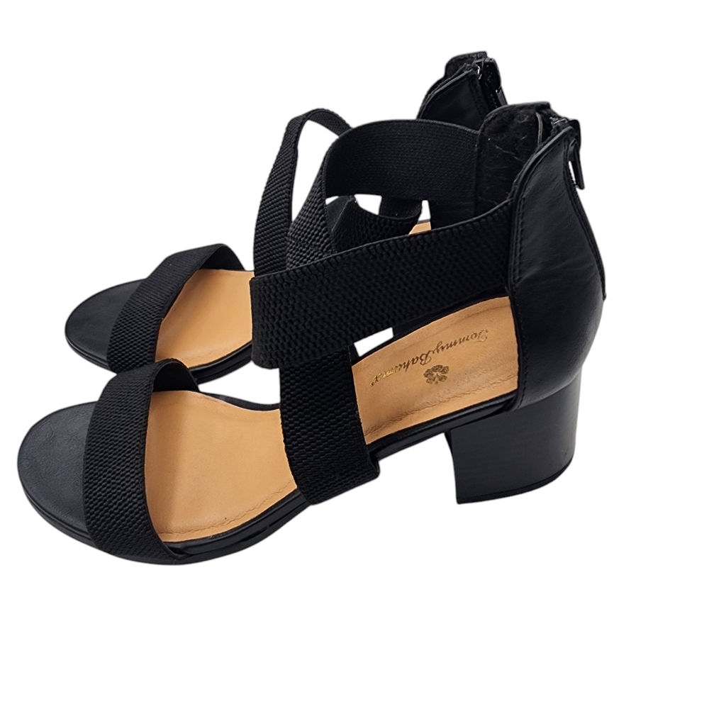 Tommy Bahama Black Strappy‎ Heels Size 9.5M